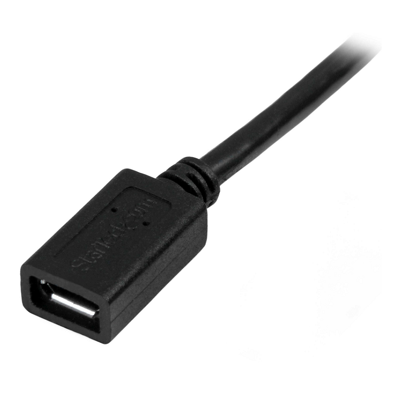 StarTech USBUBEXT50CM Micro-USB Extension Cable - M/F - 0.5m (20in)